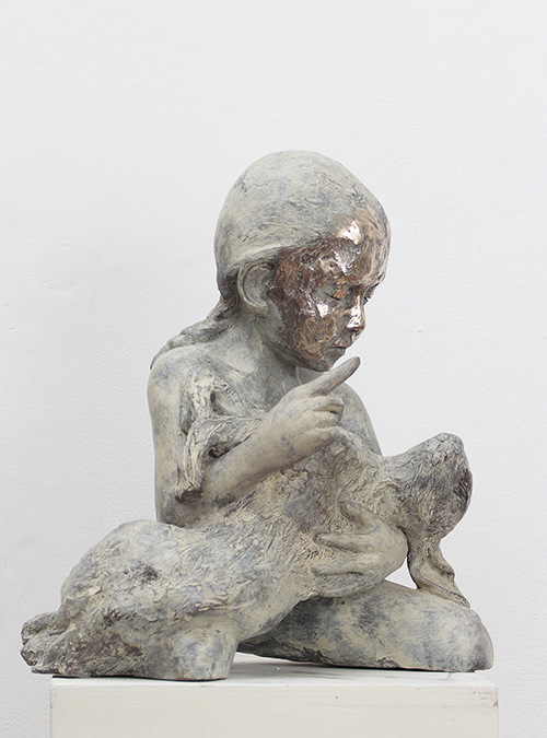 Tribute to Beuys, 2012, bronze, 45x42x30cm